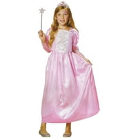 Костим за деца на розова принцеза од розова светлина - голема костум за деца - голема