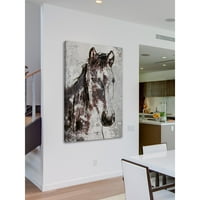 Мармонт Хил Фредерик коњ од Ирена Орлов Сликање на печатење на завиткано платно