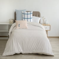Едноставно маргаритка 14 20 модерна монограм декоративна перница за фрлање, есенско сино