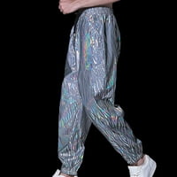 Вивијанио Хд Време И Тру Клиренс Панталони За Мажи Мажи Обични Модни Печатени Еластични Рефлектирачки Панталони Хип Хоп Флуоресцентни