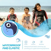 Капа За пливање Цртан Филм Капа ЗА Пливање Пвц Капа За Пливање Еластична Покривка За Глава За Пливање За Мало Дете