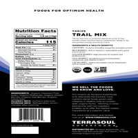 Terrasoul Superfoods Organic Traw Trail Mix, 1. lb