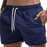 Авамо мажи дното еластично половината, летни кратки панталони со високи половини од плажа, машки хавајски тренинзи за облека