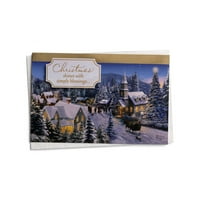 Inspring Inspirational Christmas Boxed Cards, Томас Кинкаде село, Божиќни благослови, KJV