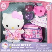 Sanrio Hello Kitty Bubble Bath Decanter Поставен со облеки и габини