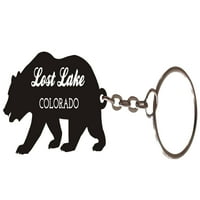 Изгубено Езеро Колорадо Сувенир Метална Мечка Привезок