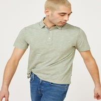 Бесплатно склопување машка маичка со кратки ракави со џеб со џеб