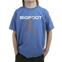 Bigfoot - маица за уметност на момчиња