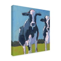Трговска марка ликовна уметност „кравји пријатели“, платно уметност од Керол Јанг