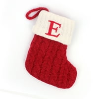 Christmansенски чорапи, Божиќно писмо, печатено порибување волна, приврзоци за Божиќни украси за подароци, торбички со чорапи,