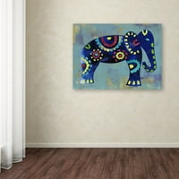 Трговска марка ликовна уметност 'Boho Elephant 2' Canvas Art by Summer Tali Hilty