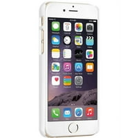 Amzer Snap на случајот со Kickstand, White за iPhone Plus