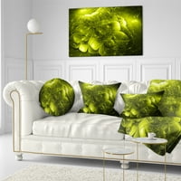 DesignArt Alien Mystical Flower Yellow - Перница за цвеќиња од цвеќиња - 12x20