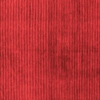 Ахгли Компанија Машина За Перење Внатрешен Правоаголник Апстрактни Црвени Модерни Килими, 7' 10'