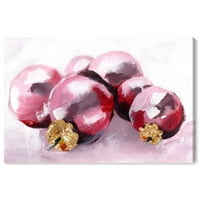 Празници за празници на Винвуд Студио и сезонски wallидни уметности „Пинк Божиќ“ - розово, злато