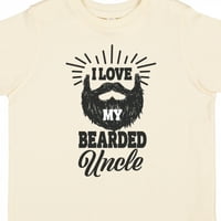 Инктастична го сакам мојот брада чичко подарок за дете или маица за девојчиња од мали деца