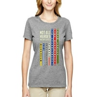 Диви Боби, Американското Знаме На Првите Линии Поддршка На Првиот Одговор, Американска Американска Гордост, Женски Графички