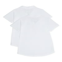 Чудо на нација Девојки плус училишна униформа со кратки ракави за перформанси Поло кошула, пакет со вредност, големини 10-16