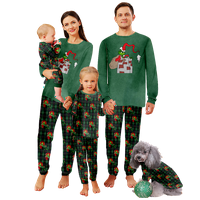 Семејни Божиќни Пижами Облека За Спиење Поставете Ги Големините На Печатење На Гринч Карирани За Возрасни-Деца-Бебе-Миленичиња