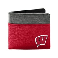 Littlearth NCAA Wisconsin Badgers Pebble Bil-Stard Wallet