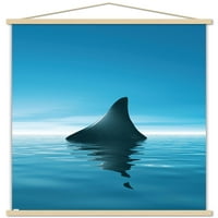 Ајкула-Ден Перка Ѕид Постер Со Магнетна Рамка, 22.375 34