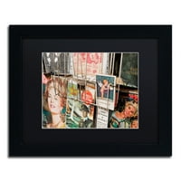 Трговска марка ликовна уметност Списание Рак Канвас уметност од Јеил Гурни, Црна мат, црна рамка