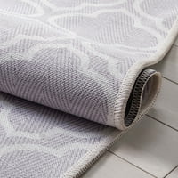 Добро ткаени аполо решетки модерни марокански сиви 5'3 7'3 килим за подрачје за перење машина