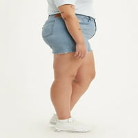 Women'sенски плус големина на Леви со големина 501® Оригинални високи шорцеви од Jeanан