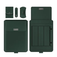 Водоотпорна торба за ракав за лаптоп со држач за лаптоп за таблети за заштита на таблети за лаптоп зелена општо